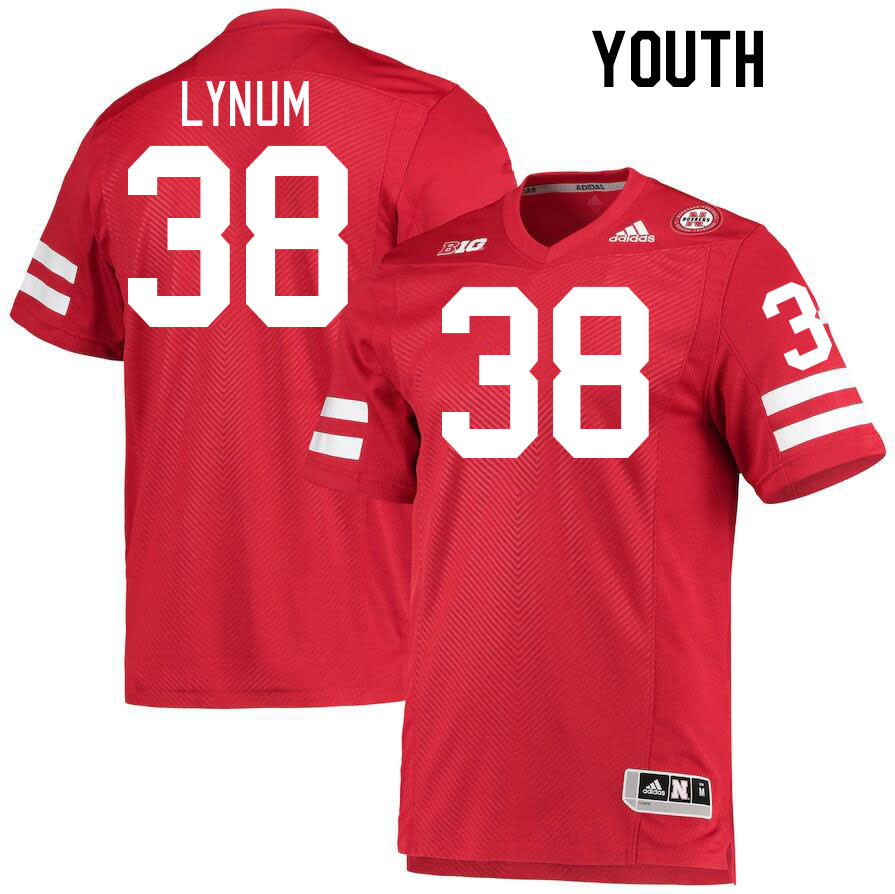 Youth #38 Tamon Lynum Nebraska Cornhuskers College Football Jerseys Stitched Sale-Red